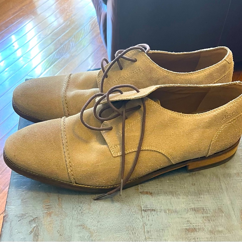Suede dress shoes